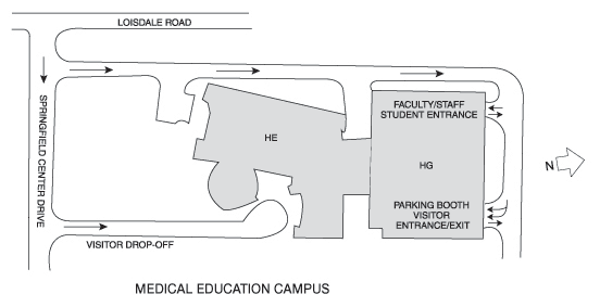 Medical Education Campus Map
