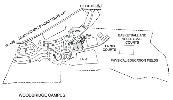Woodbridge Campus Map