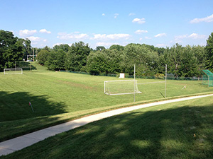 view of soccer field