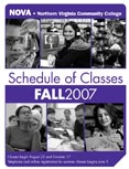 Schedule of classes Fall 2007
