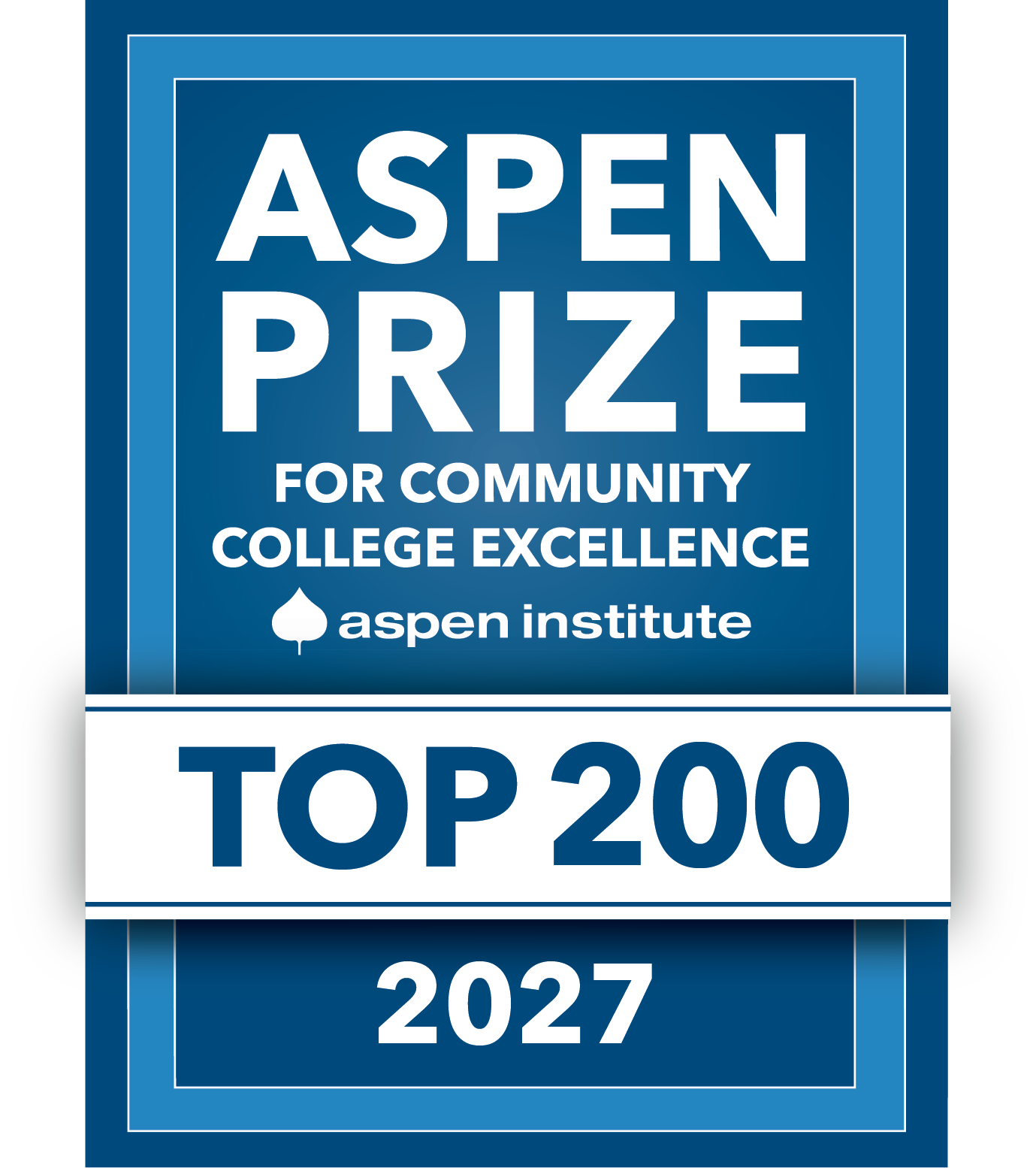 Aspen Institute Prize seal for Top 200 community colleges selected for 2027 prize  