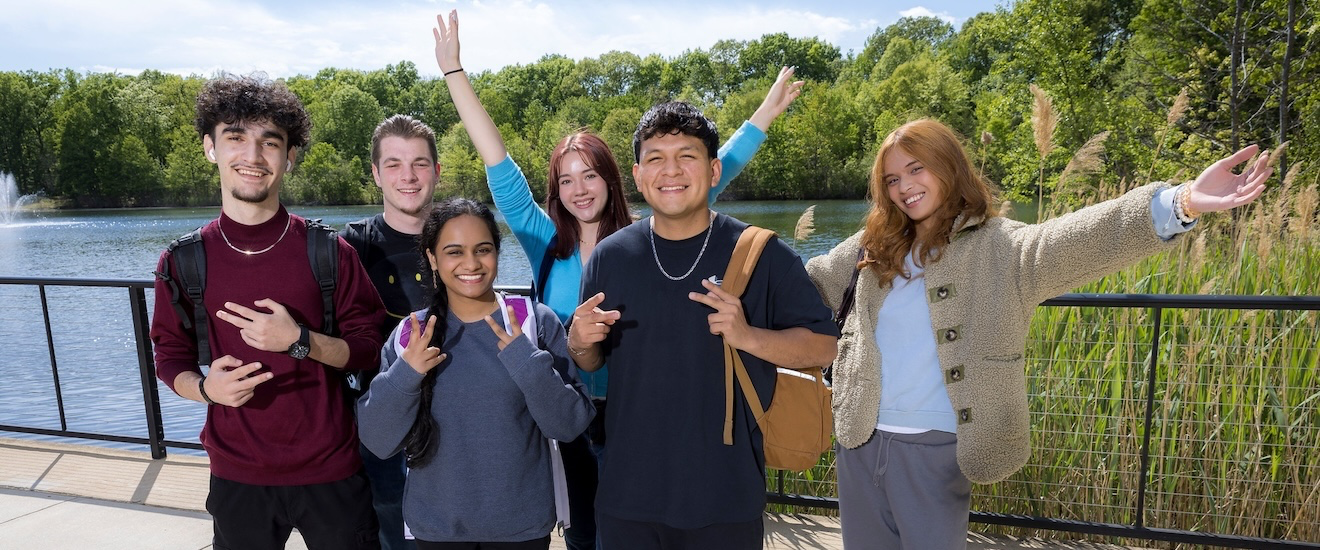 Students outside