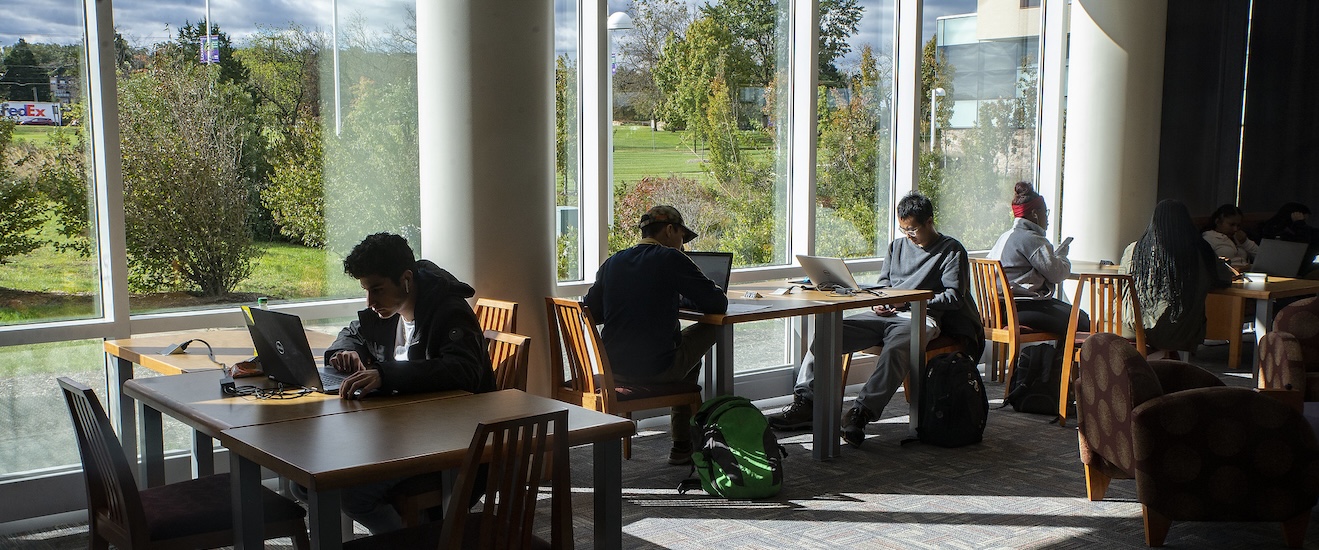 image of students on campus