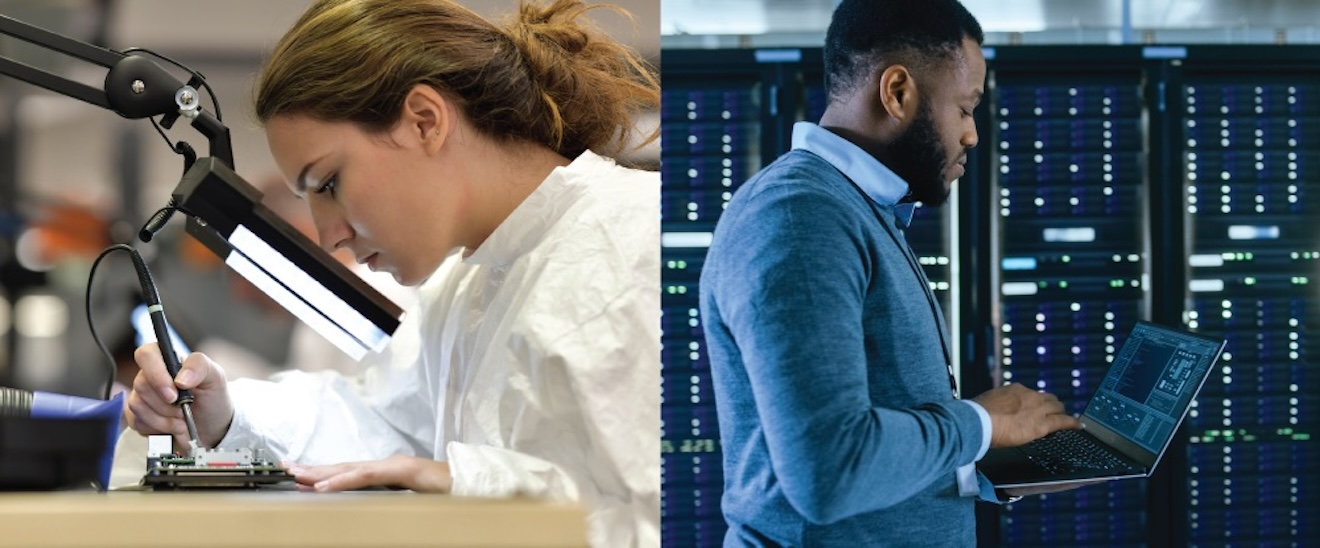 students in a lab 