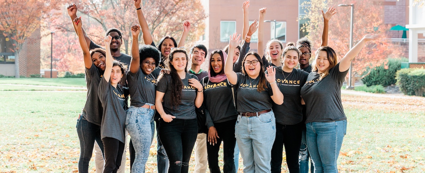students on campus