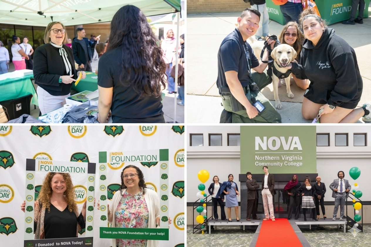 Students at 2025 NOVA Giving Day