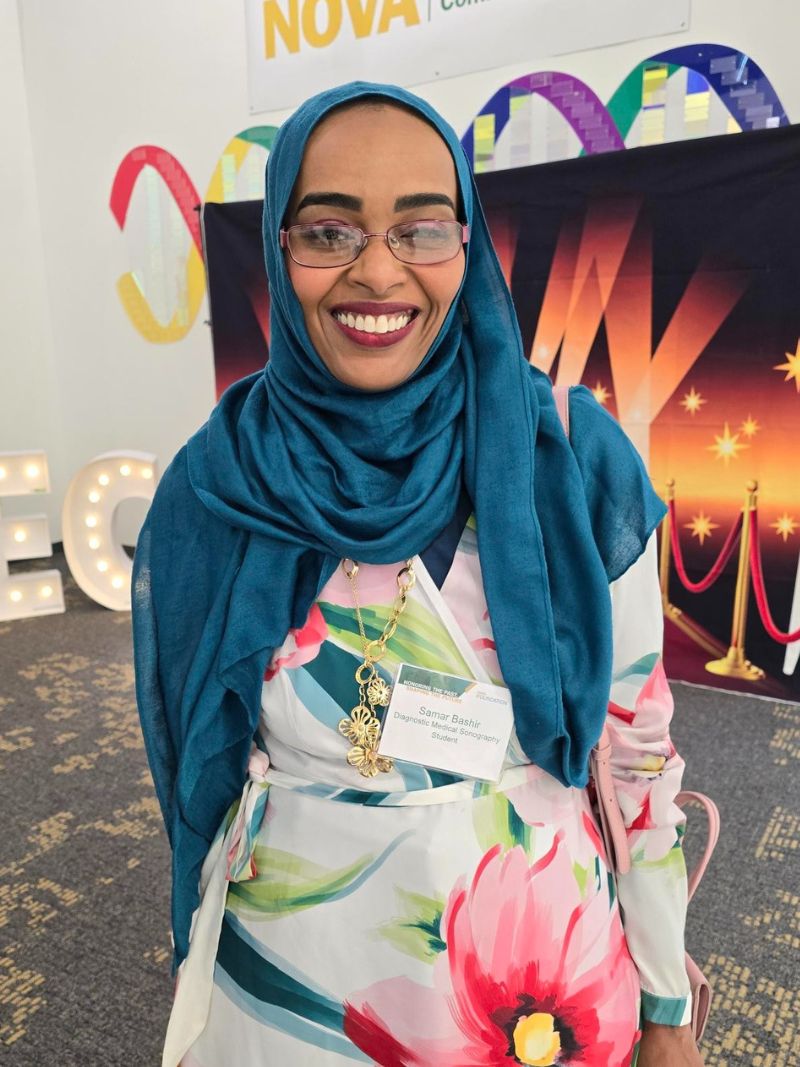Samar Bashir posing for a photo