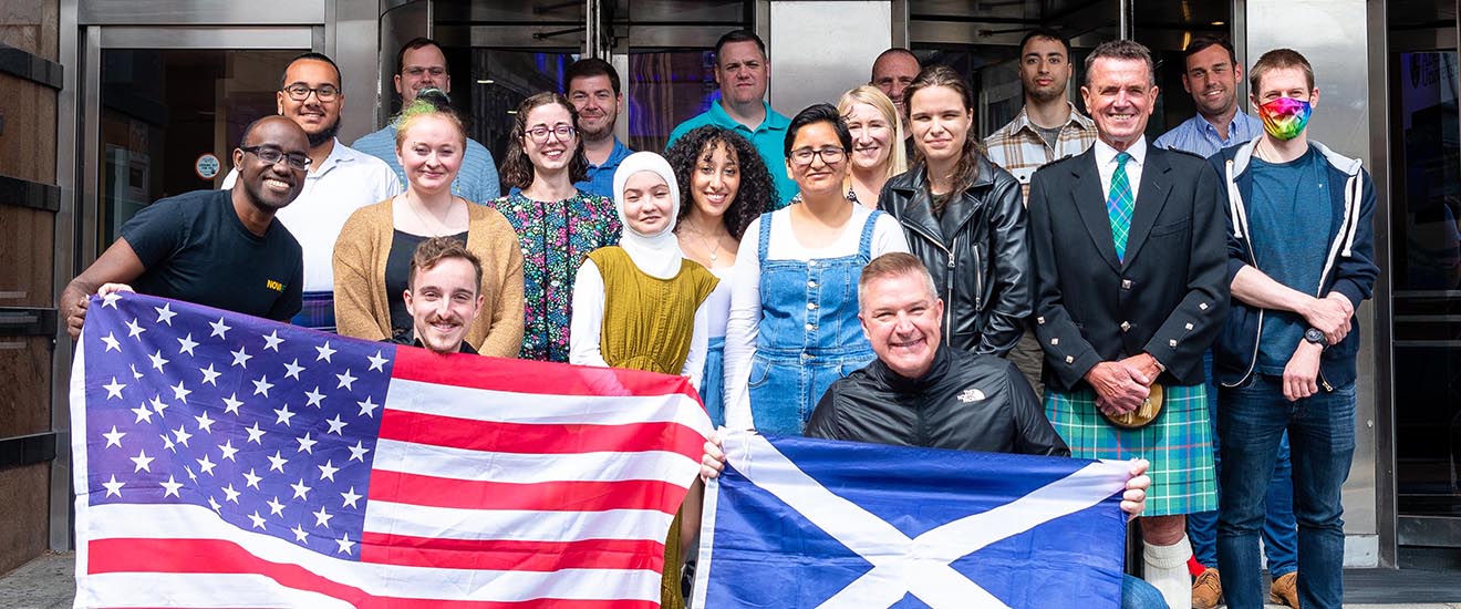 Students and faculty in Scotland