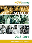 The 2013-2014 NOVA Catalog cover page
