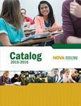 The 2015-2016 NOVA Catalog cover page