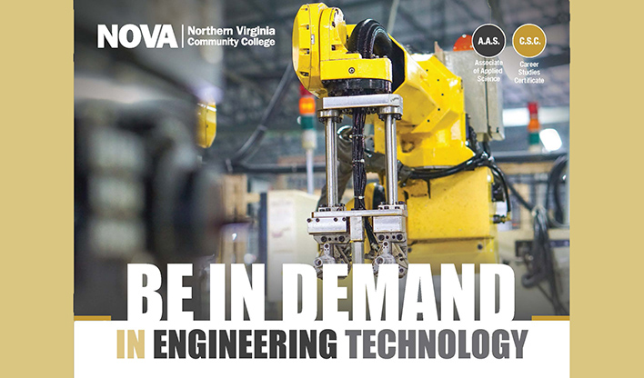 Flyer cover image - Be in demand in Engineering Technology