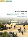 The Summer 2023 Schedule of Classes cover page