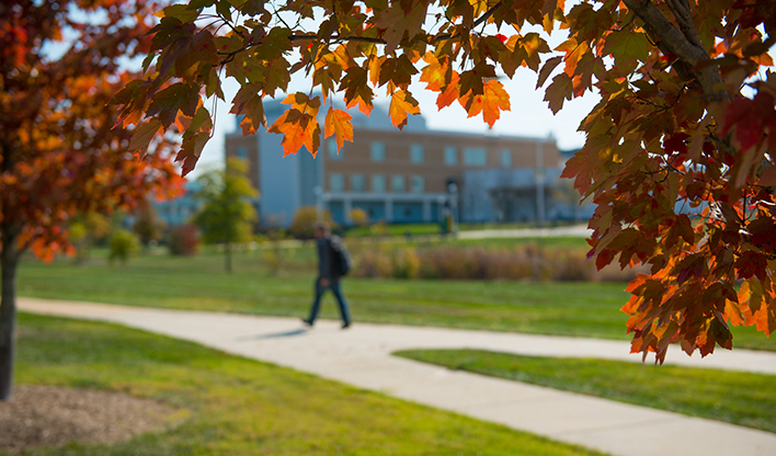 Campus in the fall