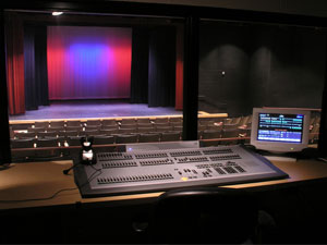 waddell theater- booth view