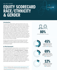 Equity Scorecard Race-Gender